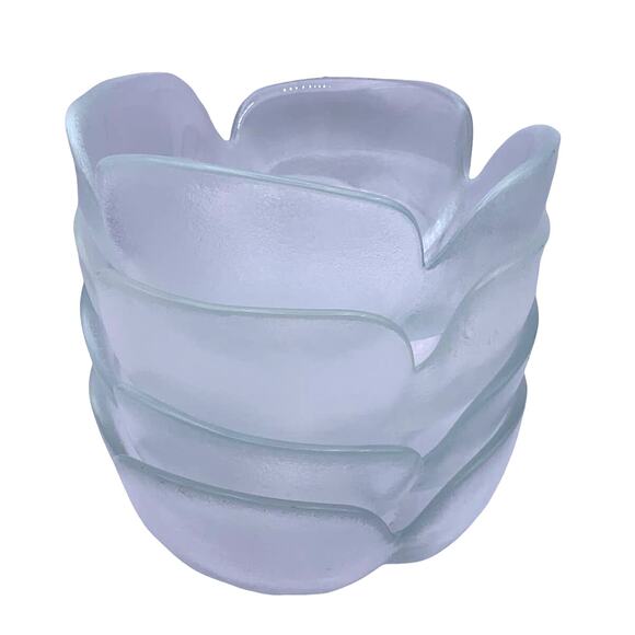 Rosenthal "Form Without Name" (Form ohne Namen) 6" Flower-Shaped Bowls Set of 4 - Picture 8 of 8